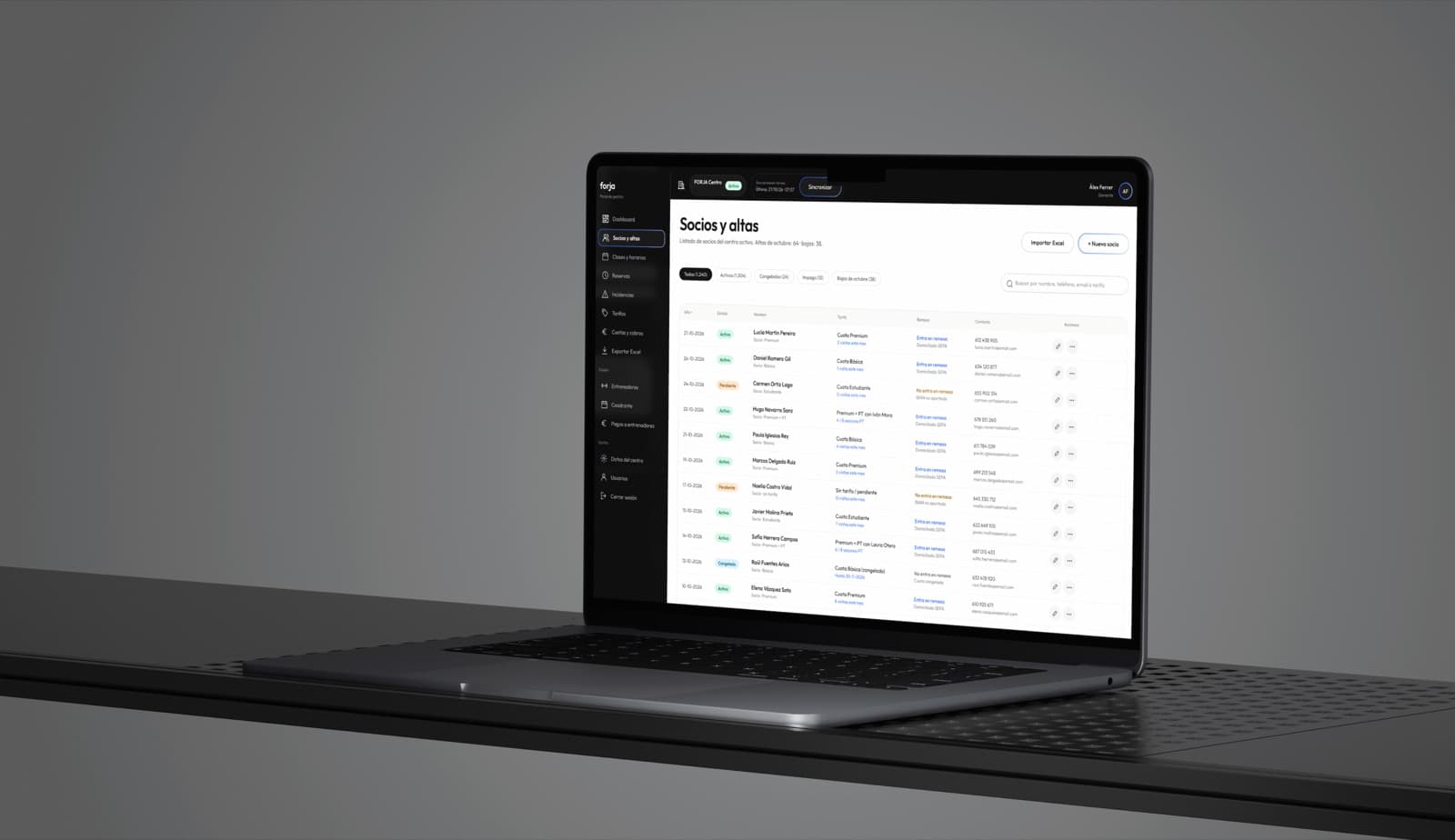 Forja Fitness — proyecto ICON
