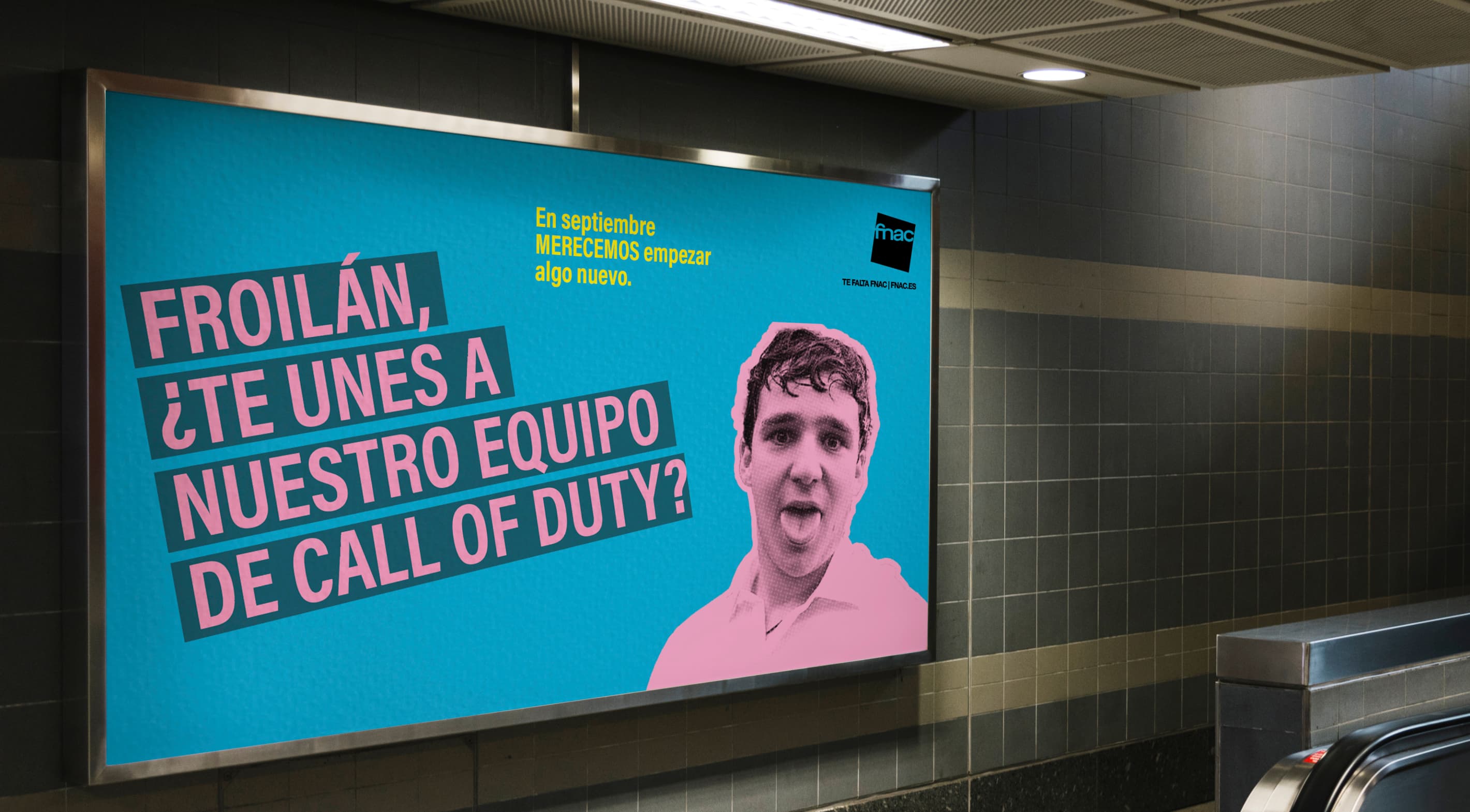 Fnac — publicidad digital en metro
